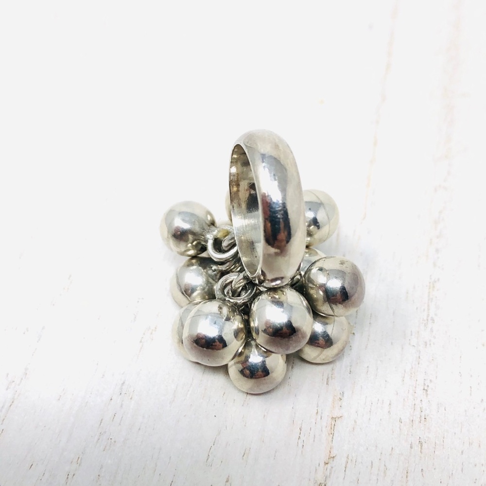 Sterling Silver baubles ring, 24.5g - Picture 7 of 9